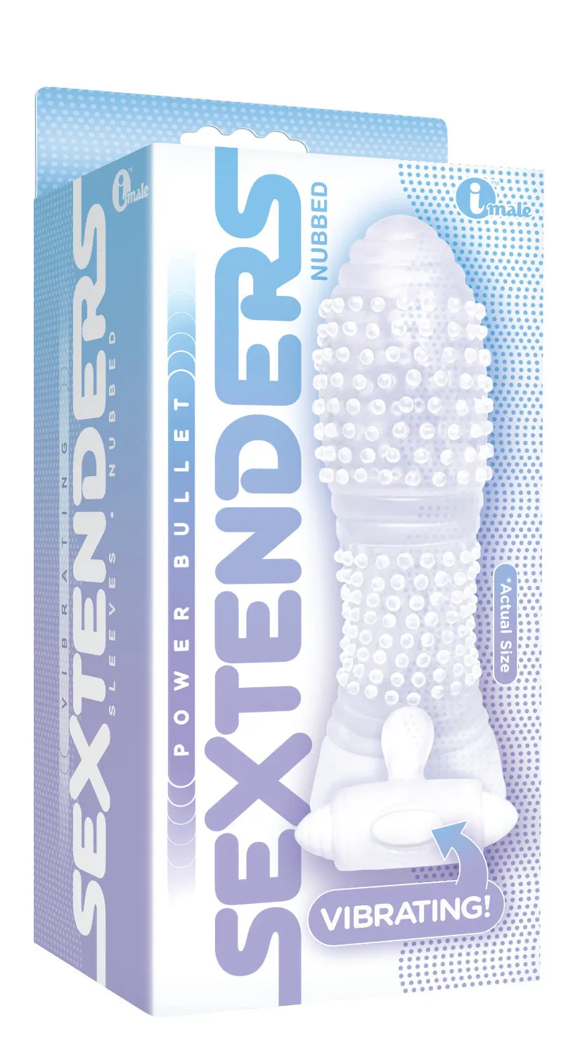 5" Vibrating Extender with Swirls, Nubs, and Ribs for Fun Adventures