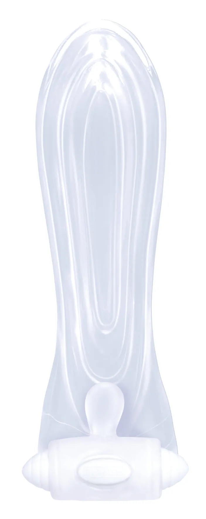 5" Vibrating Extender with Swirls, Nubs, and Ribs for Fun Adventures