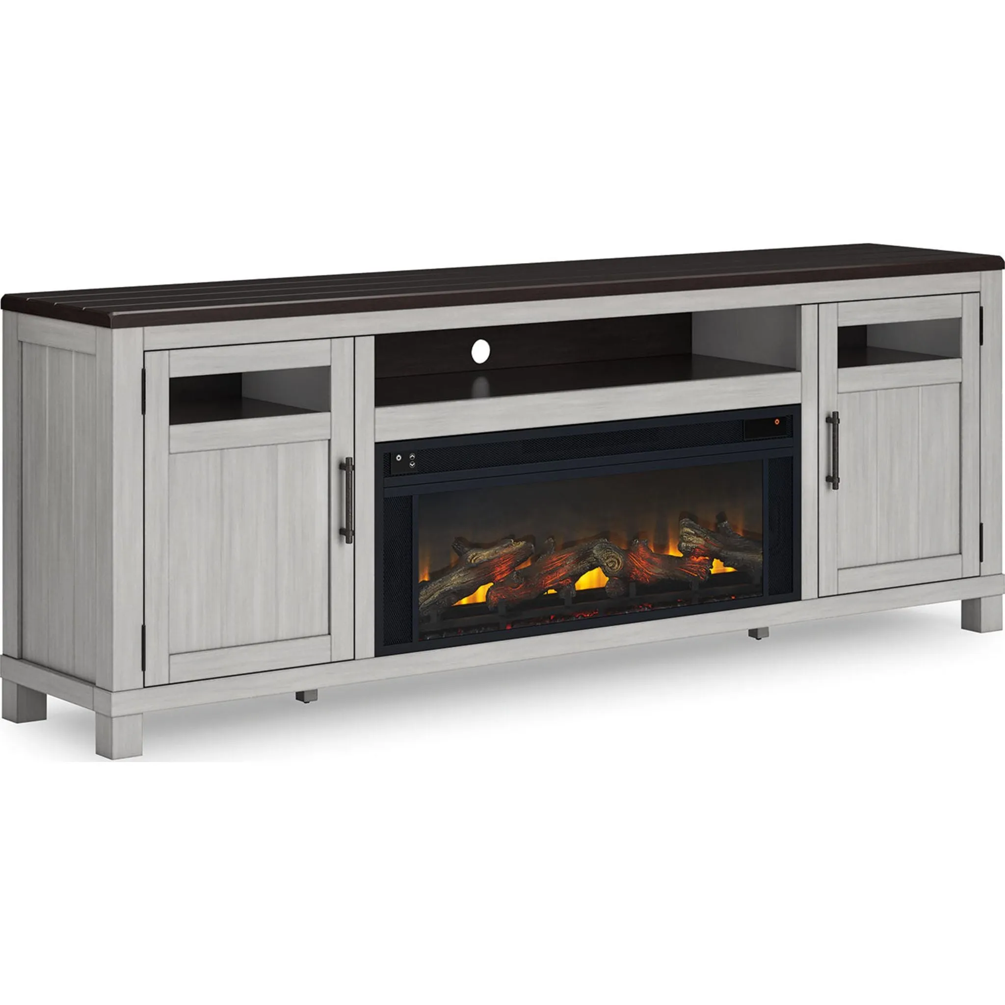 Modern Darborn TV Stand with Electric Fireplace for Stylish Home Decor