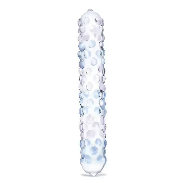 Glas Purple Rose 7 in. Nubby Dildo