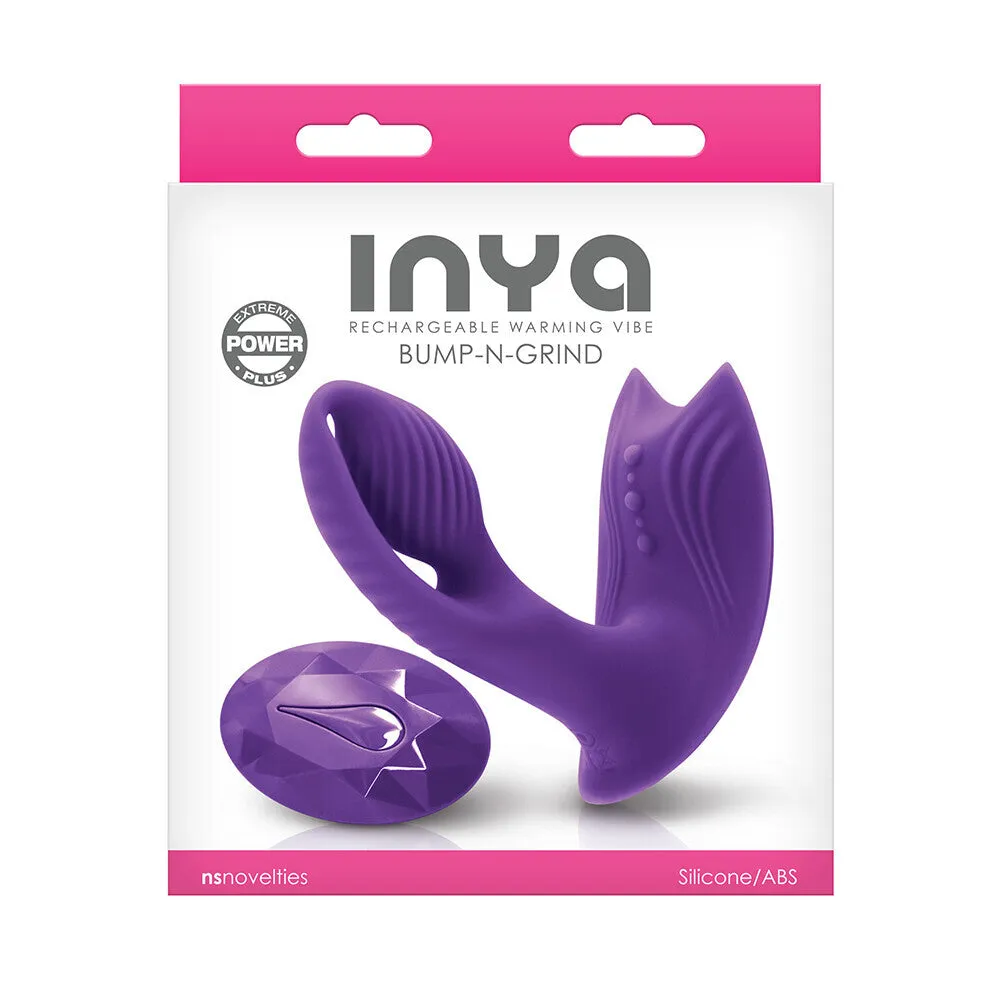 Inya Bump-N-Grind Rechargeable Warming Vibe Purple
