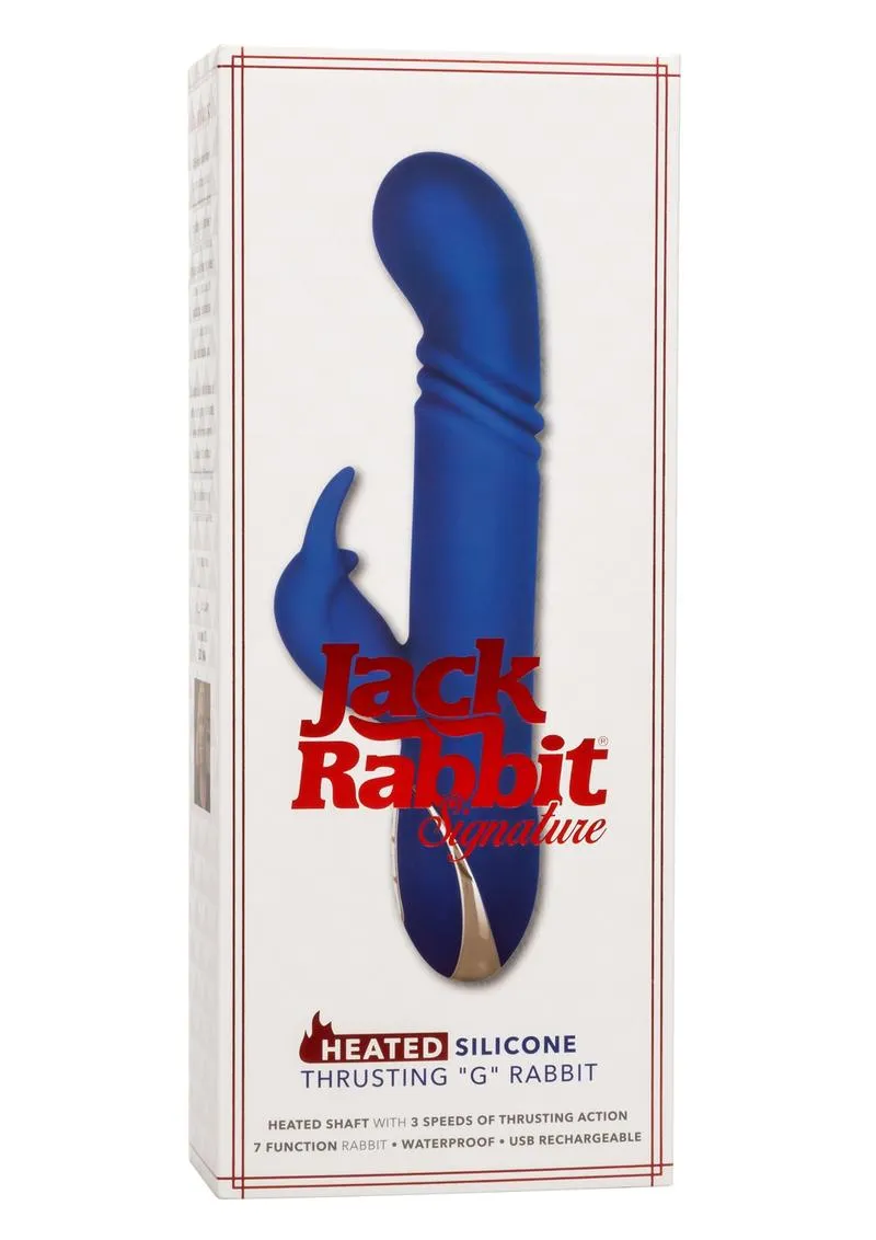 Jack Rabbit Signature Heated Silicone Thrusting G Rabbit Rechargeable Vibrator