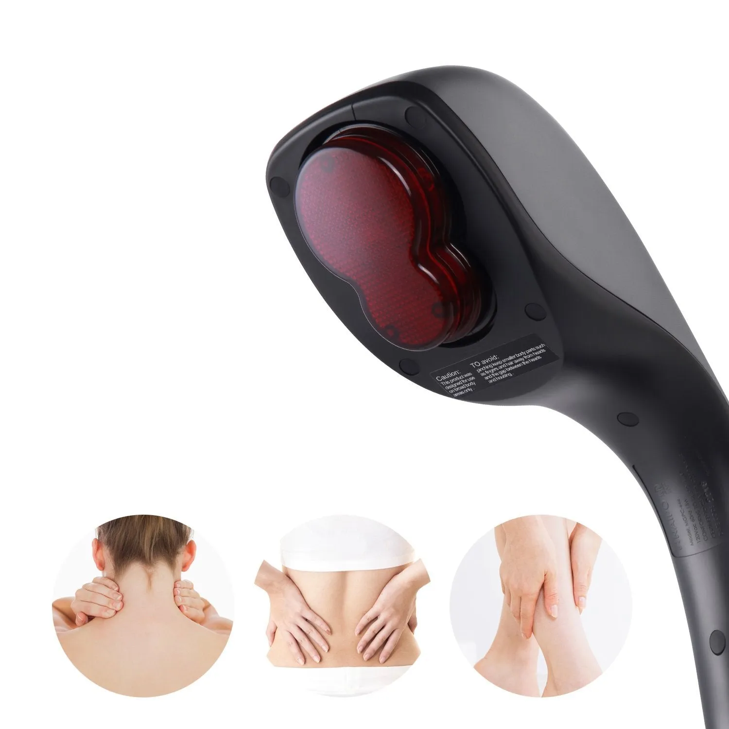 Naipo Handheld Massager with Heat and Replaceable Nodes