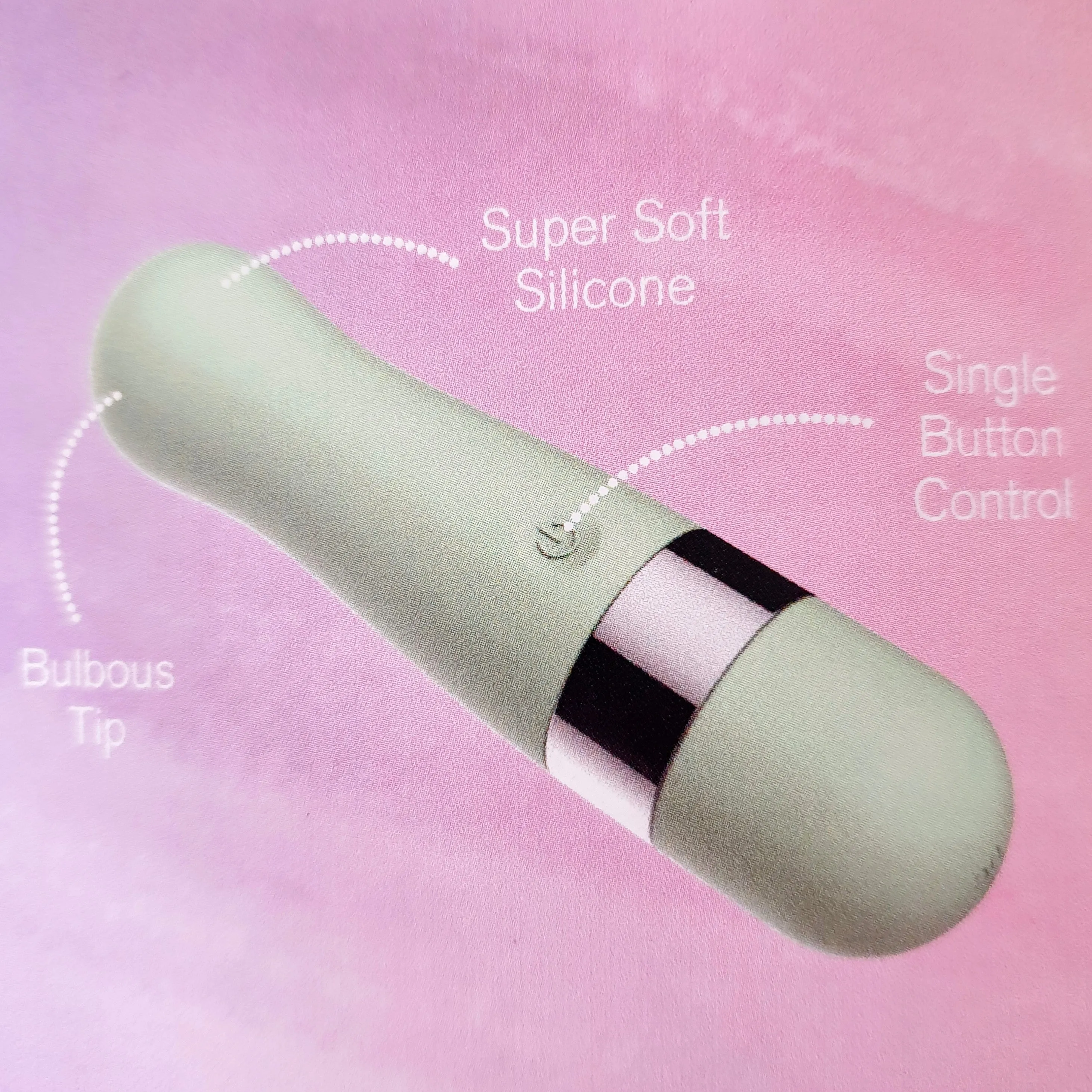 PLAYFUL Soft Cutie Pie Mini Vibrator - Mint Green