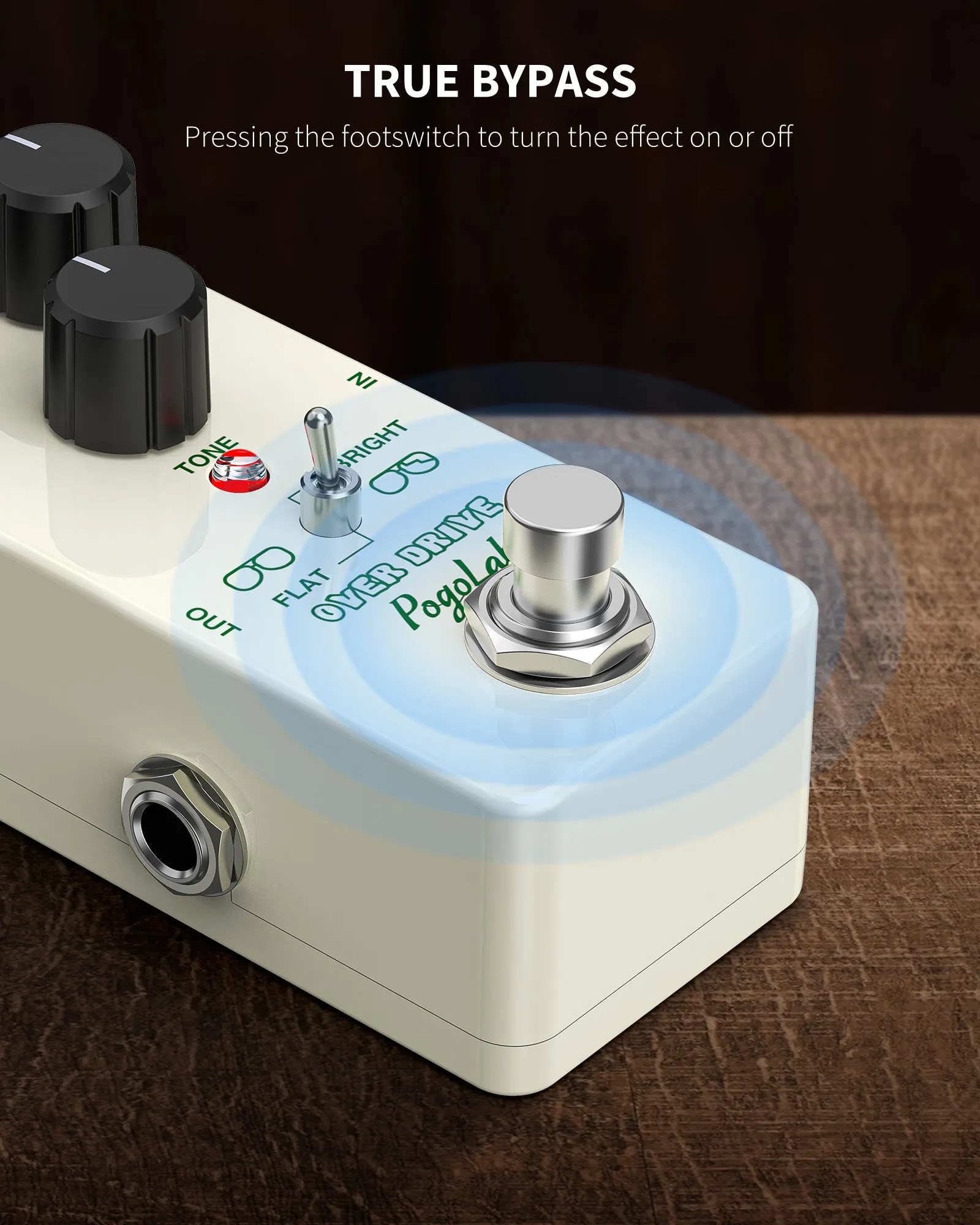 POGOLAB RS Series Effect Pedal Analog Delay/Distortion/Compressor/Overdrive/Chorus