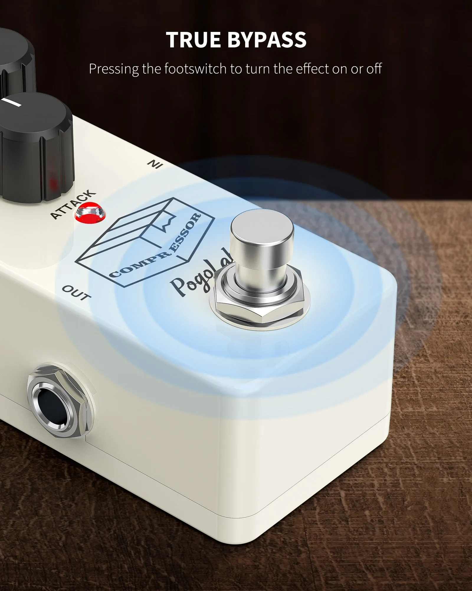 POGOLAB RS Series Effect Pedal Analog Delay/Distortion/Compressor/Overdrive/Chorus