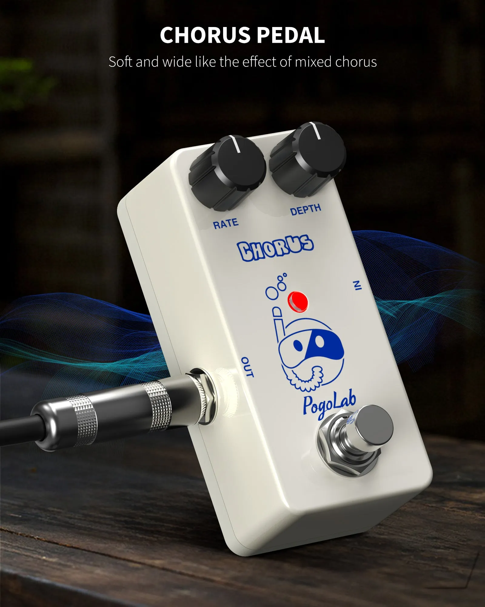 POGOLAB RS Series Effect Pedal Analog Delay/Distortion/Compressor/Overdrive/Chorus
