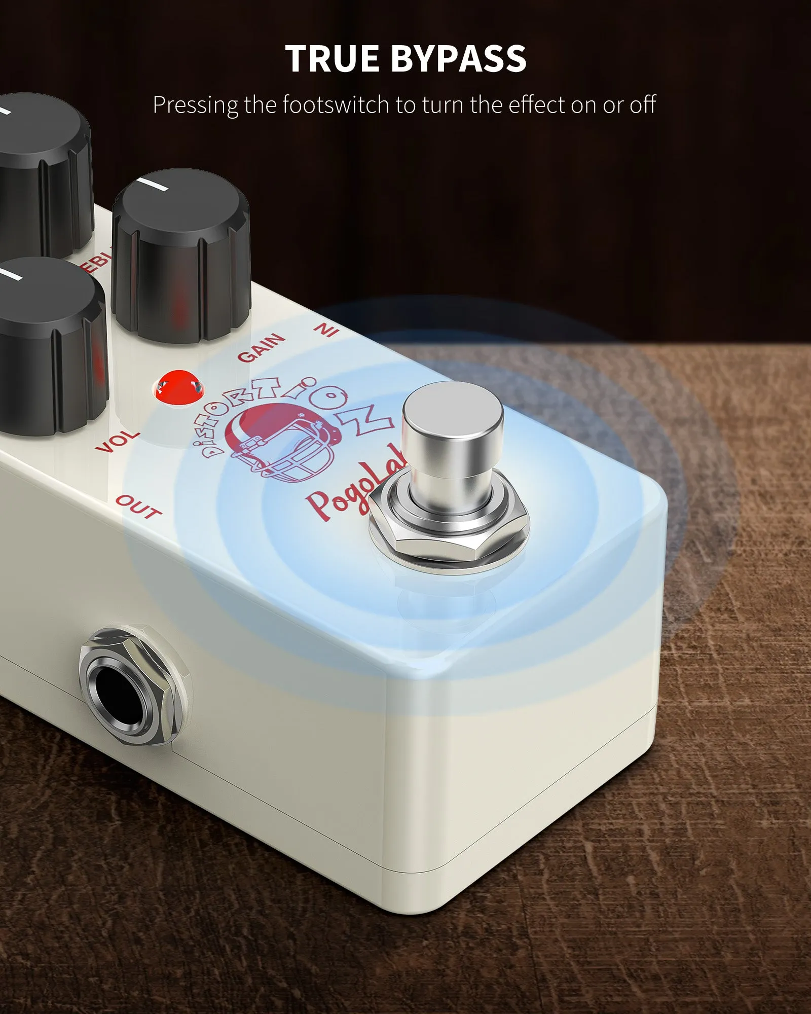 POGOLAB RS Series Effect Pedal Analog Delay/Distortion/Compressor/Overdrive/Chorus