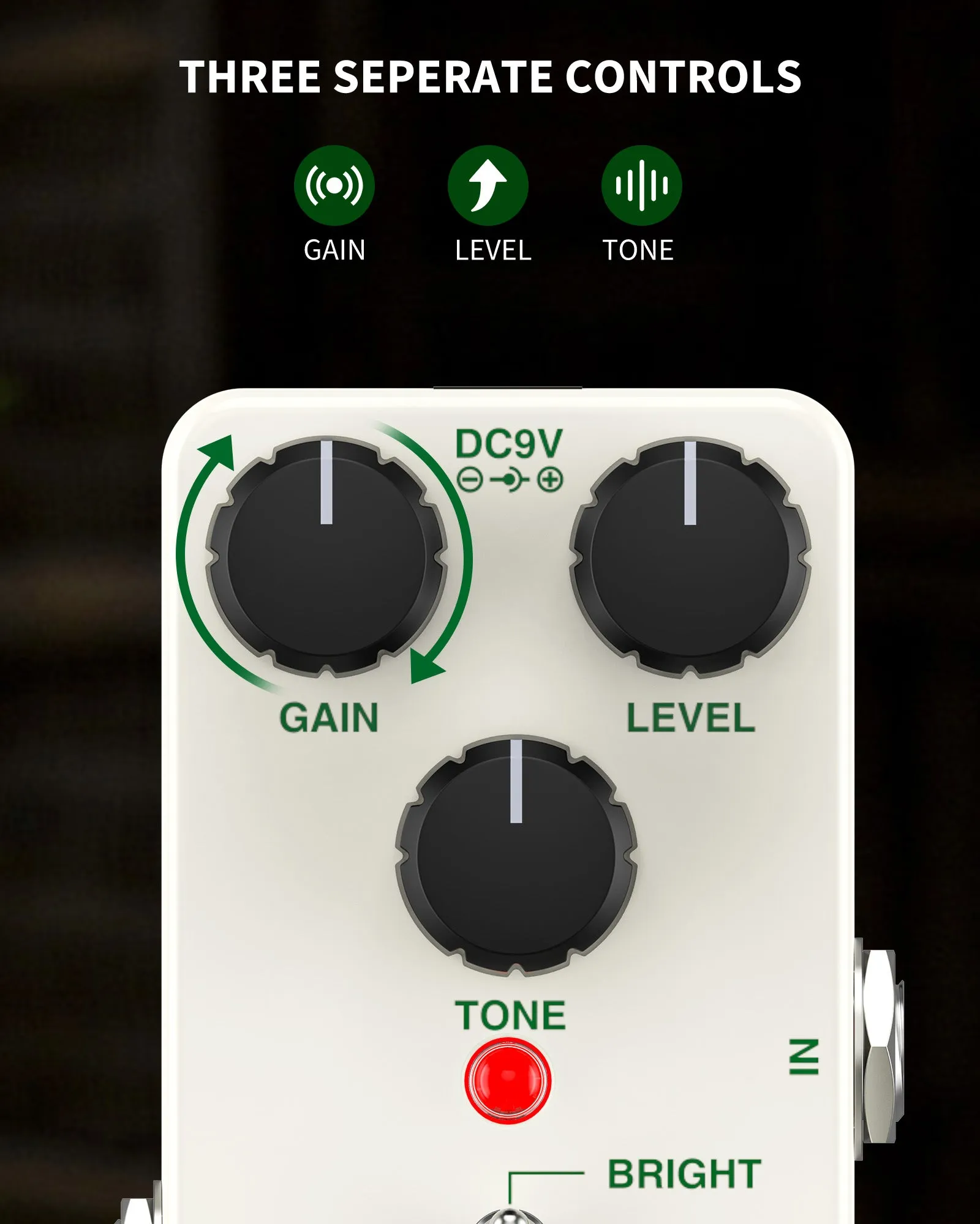 POGOLAB RS Series Effect Pedal Analog Delay/Distortion/Compressor/Overdrive/Chorus