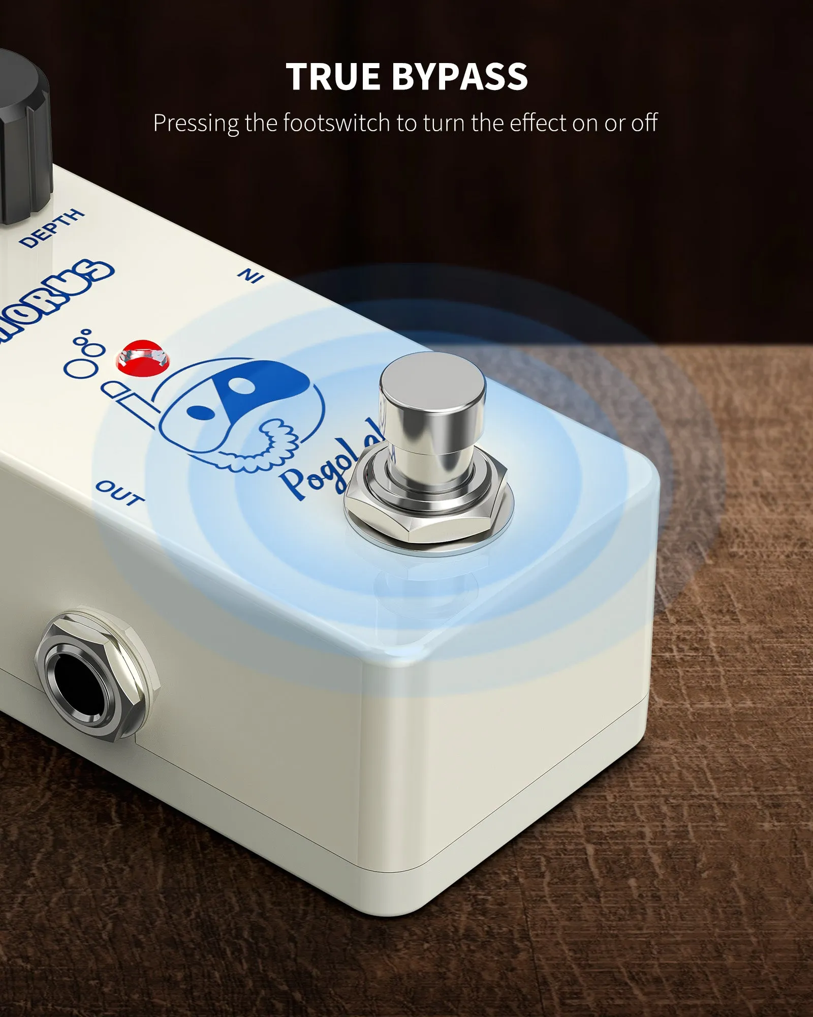 POGOLAB RS Series Effect Pedal Analog Delay/Distortion/Compressor/Overdrive/Chorus