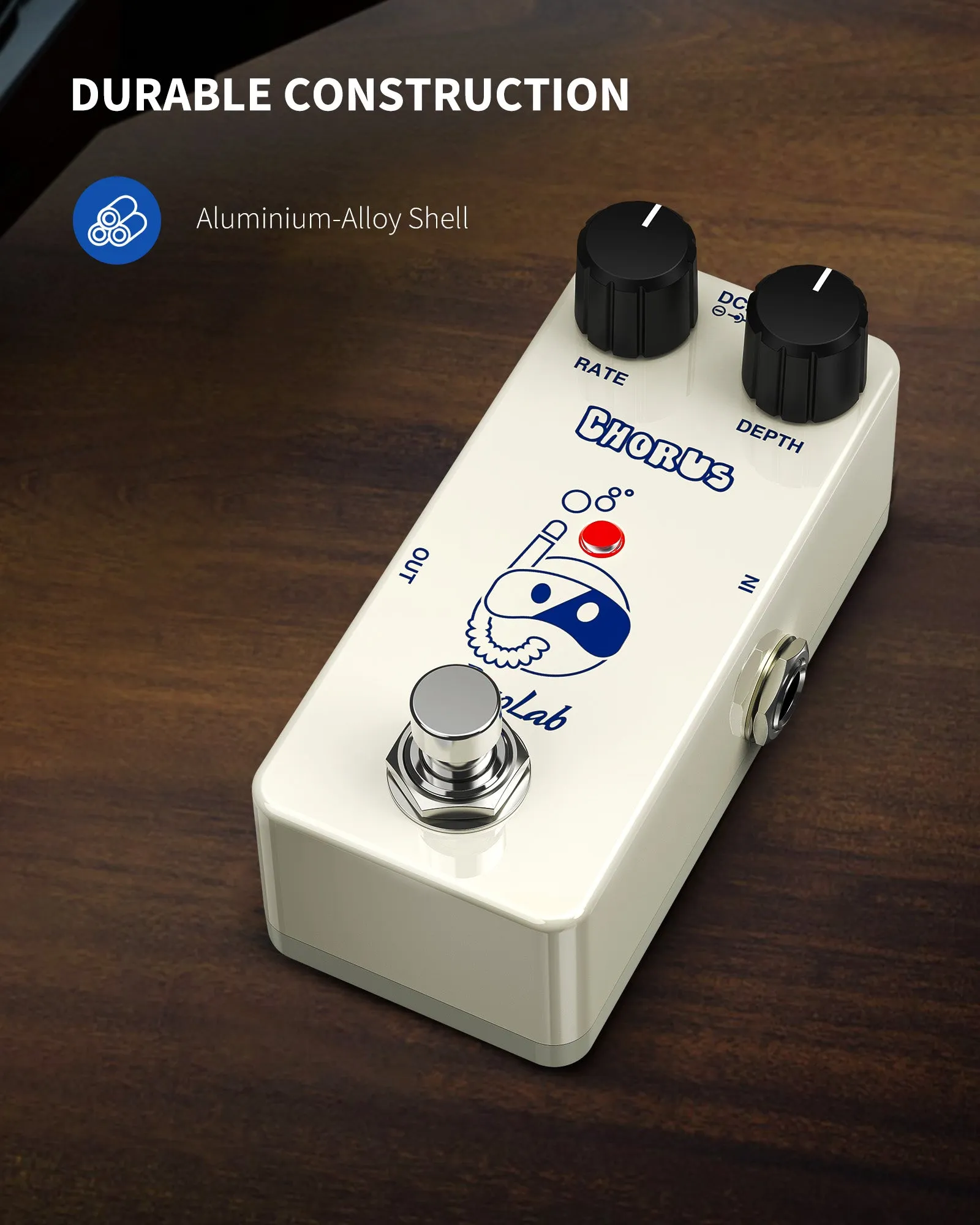 POGOLAB RS Series Effect Pedal Analog Delay/Distortion/Compressor/Overdrive/Chorus