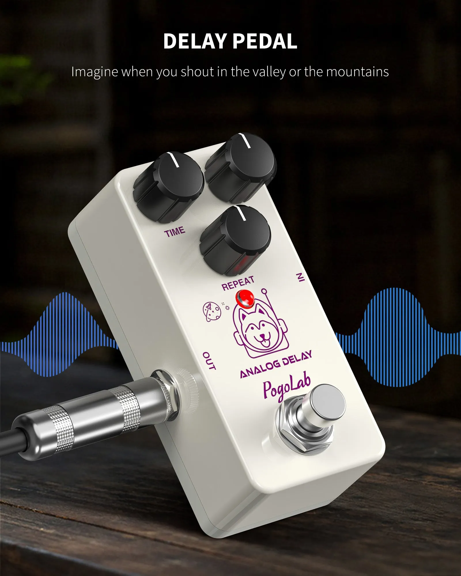 POGOLAB RS Series Effect Pedal Analog Delay/Distortion/Compressor/Overdrive/Chorus