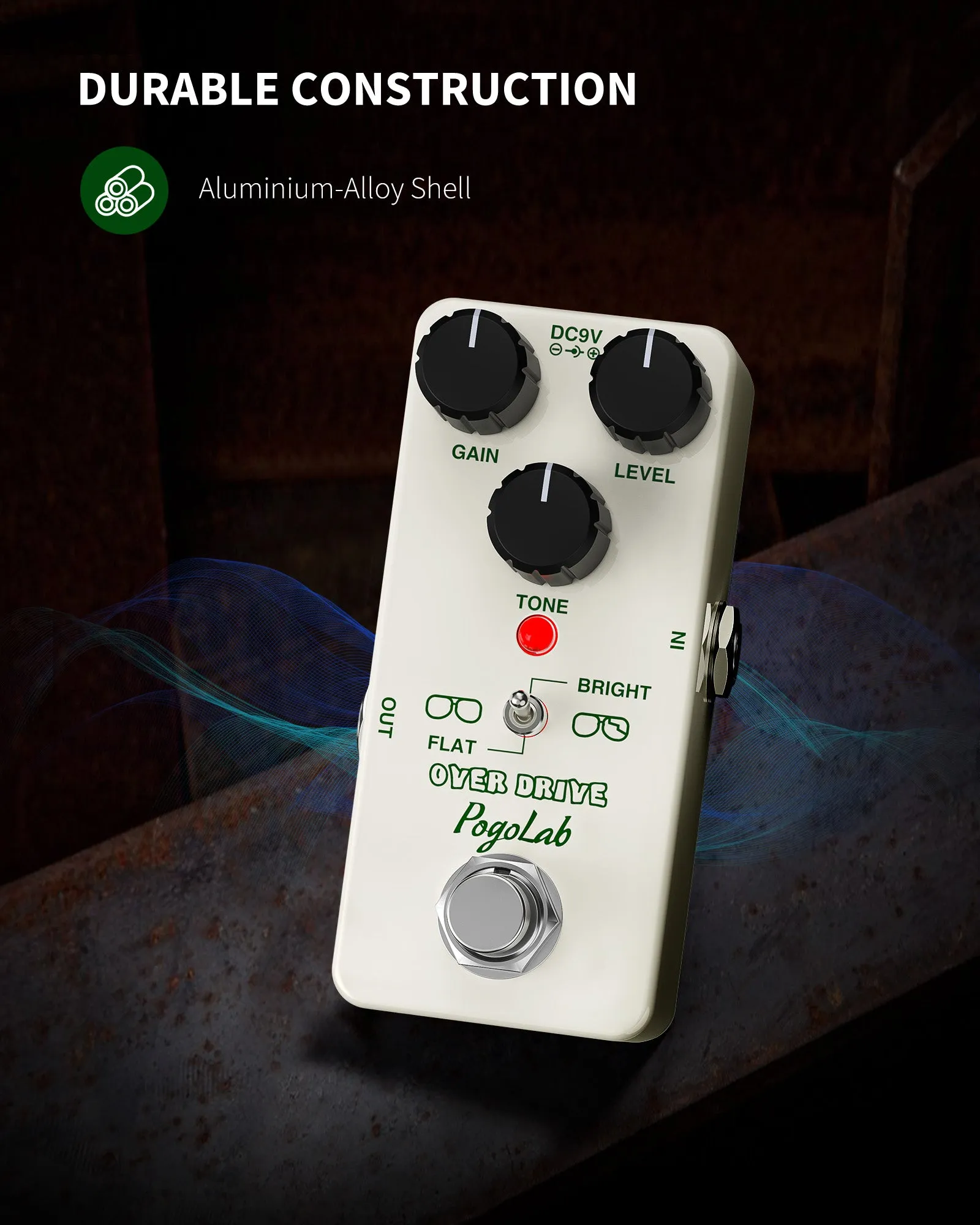 POGOLAB RS Series Effect Pedal Analog Delay/Distortion/Compressor/Overdrive/Chorus