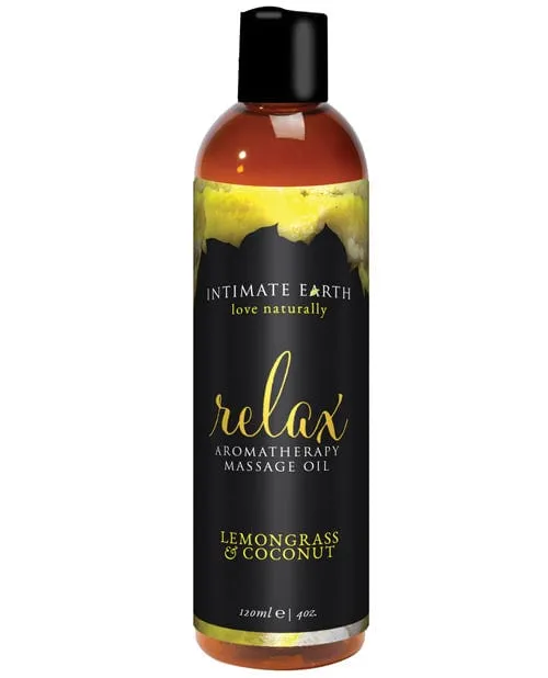 Relax Aromatherapy Massage Oil - Coconut & Lemongrass
