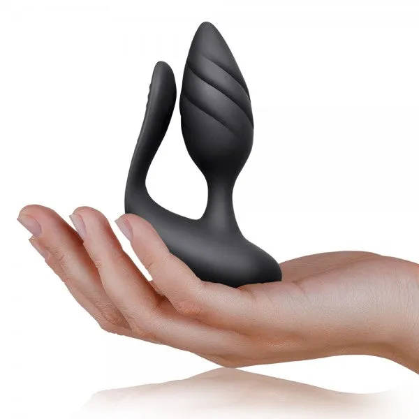 Rocks-Off Cocktail Remote Control Couples’ Vibe Black