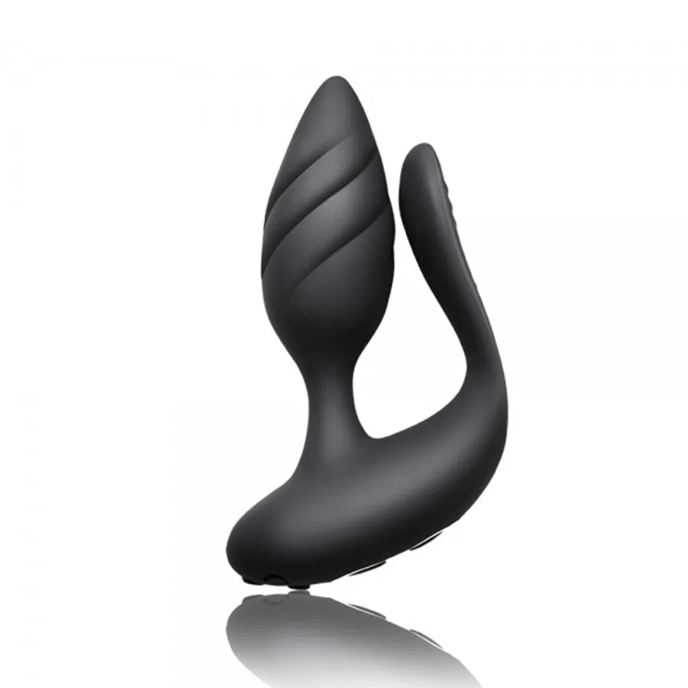Rocks-Off Cocktail Remote Control Couples’ Vibe Black