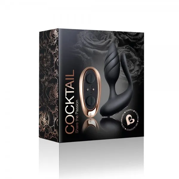 Rocks-Off Cocktail Remote Control Couples’ Vibe Black