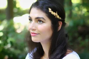 Royal Calla Lily Bloom Goddess Crown - discounted