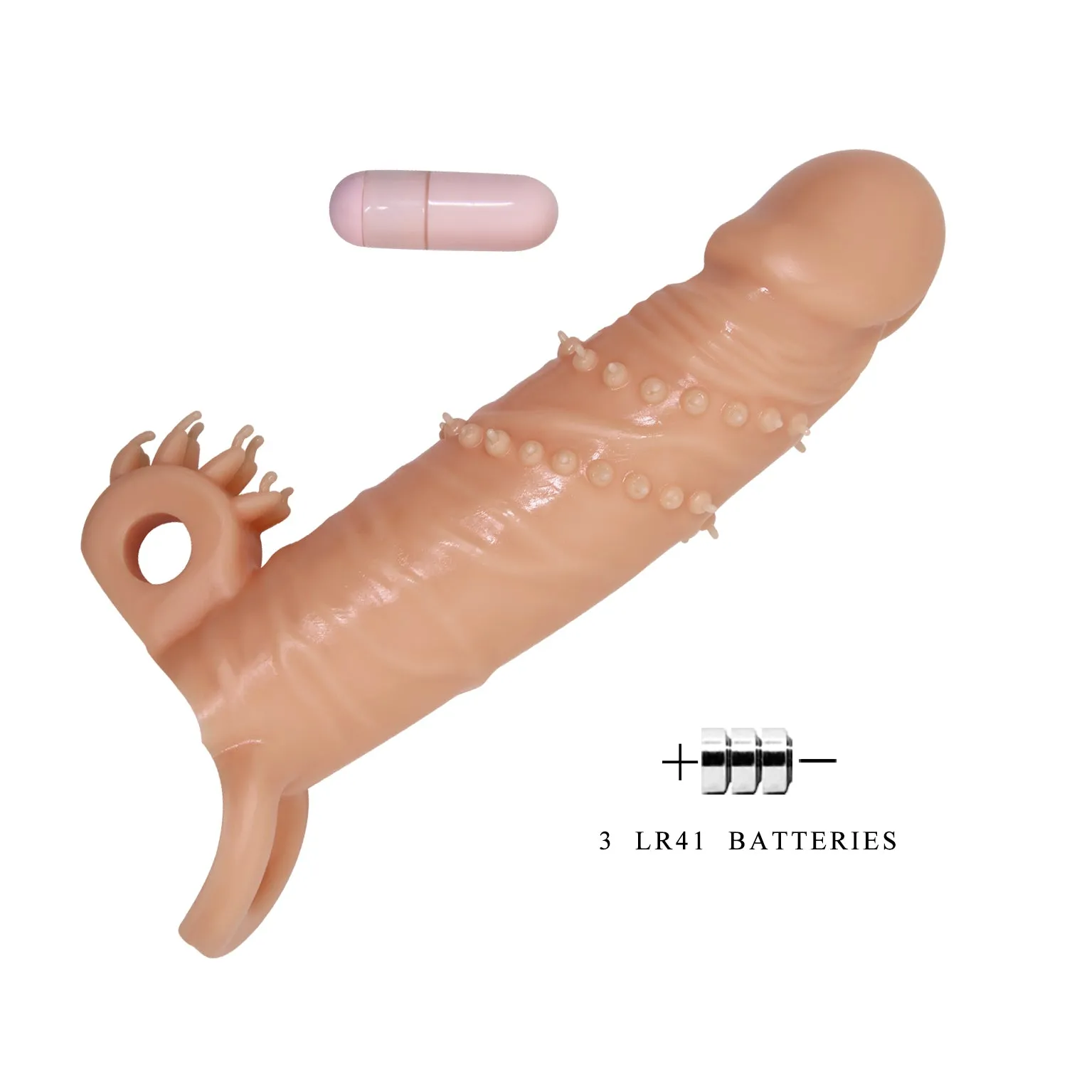 Vibrating Sleeve w Ball Strap